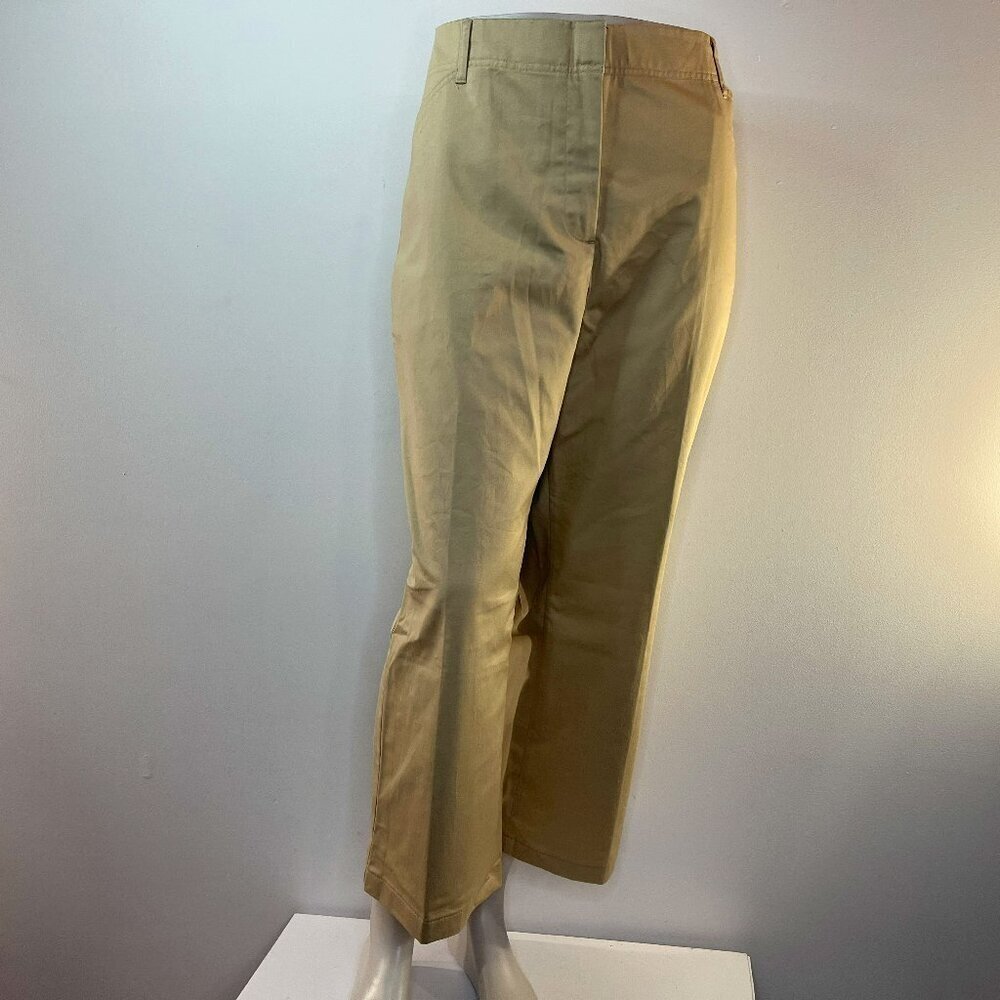 LAND'S END Women's Beige Khaki Pants - Size 16P - NWT